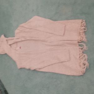 Teen sweater with a hood